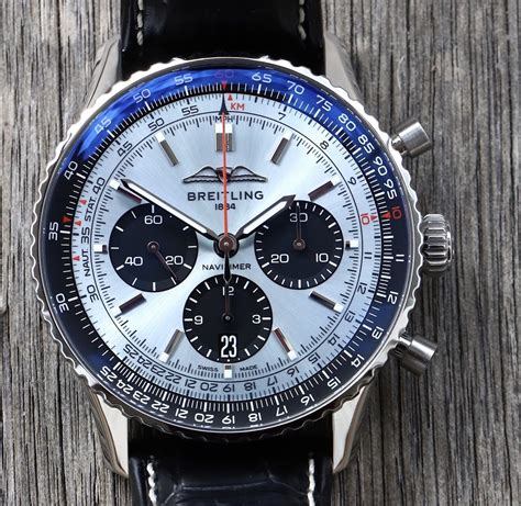 breitling ice blue platin|breitling navitimer 43 ice blue.